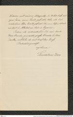 Nachlass Franz Steindachner, Brief von Franz Liechtenstern an Franz Steindachner (04.05.1884), Inv.Nr. 303.13, Seite 3